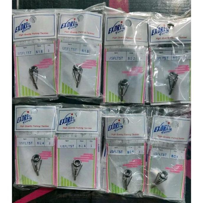 Mantap- Marit Ujung Joran Double Keramik Exori Ulfstst - Bahan Keramik Lebih Tebal - Mancing, Alat P
