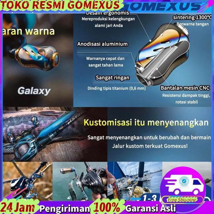 Mantap- Gomexus 100Mm Handle Reel Bc Titanium Casting Reel Handle Free Gift For Daiwa Steez Zillion 