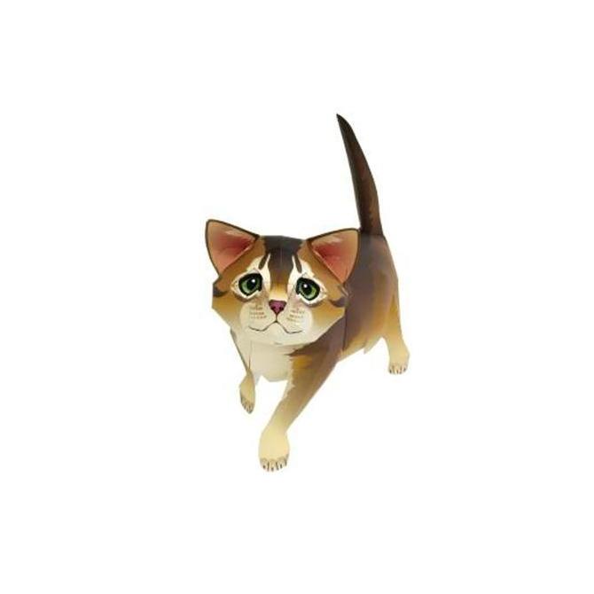 DIY Papercraft Kucing Abyssinian (DIY=Kertas)