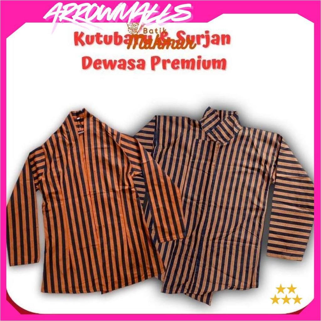 Surjan Kebaya Lurik Kutubaru Pria Wanita Bahan Premium Halus Alusan GBM COD