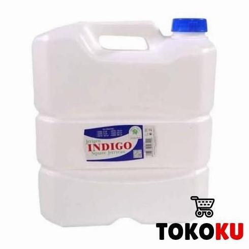 JERIGEN 10 LITER GREEN LEAF/KOMPAN PLASTIK 10 LITER INDIGO GREEN LEAF