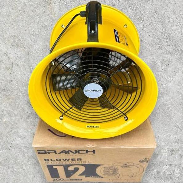 BLOWER PORTABLE VENTILATOR 12" EXHAUST FAN 12 INCH MESIN BLOWER INDUSTRI