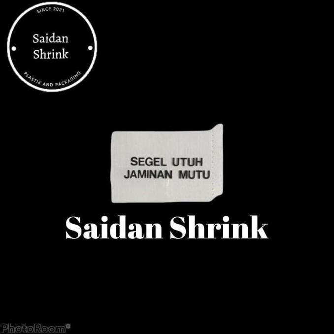 Segel plastik Tutup Botol SUJM Bening Segel Tutup Botol