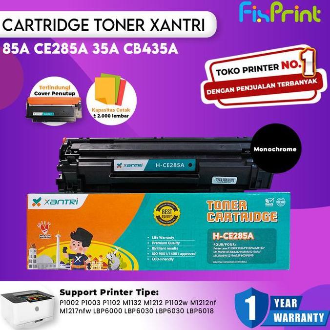 Softrit- Cartridge Toner Xantri 85A Serbuk 85A  Compatible For Laserjet Printer