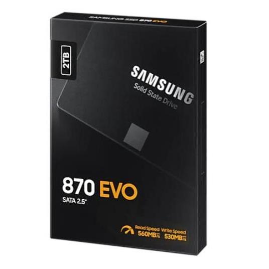 Hozon- Samsung Ssd 870 Evo 2Tb / 2.5" Sata / 870 Evo Ssd / 5 Years Warranty