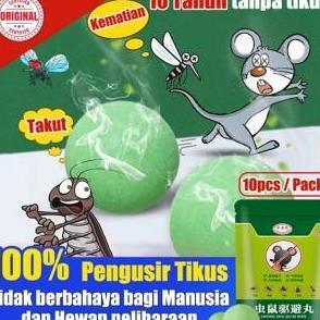 MENDA Anti Tikus Mobil Pengusir Tikus Pil Kamper Kapur Barus 10pcs/pack