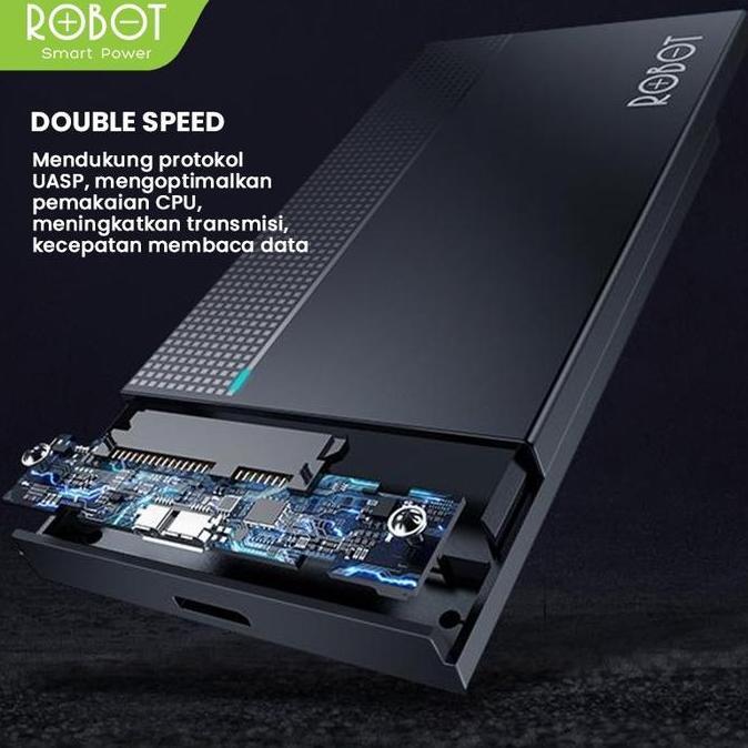 Hozon- Robot Rshd10 Ssd Hdd Enclosure 2.5" Inch Sata Usb 3.0 External Case