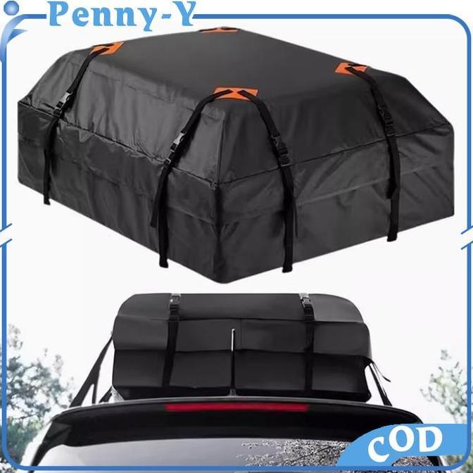 SAND 425L Tas Atap Mobil Tas Bagasi Atas Mobil Waterproof Tas Atas Mobil Tas Penyimpanan Berkemah Ta