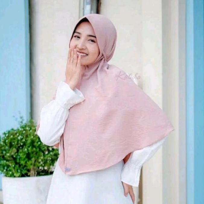 Heddosukafu- Hijab Bergo Pet Tali Crinkle/Bergo Instan/Bergo Maryam Pet Tali Crinkle/ Kerudung Crink