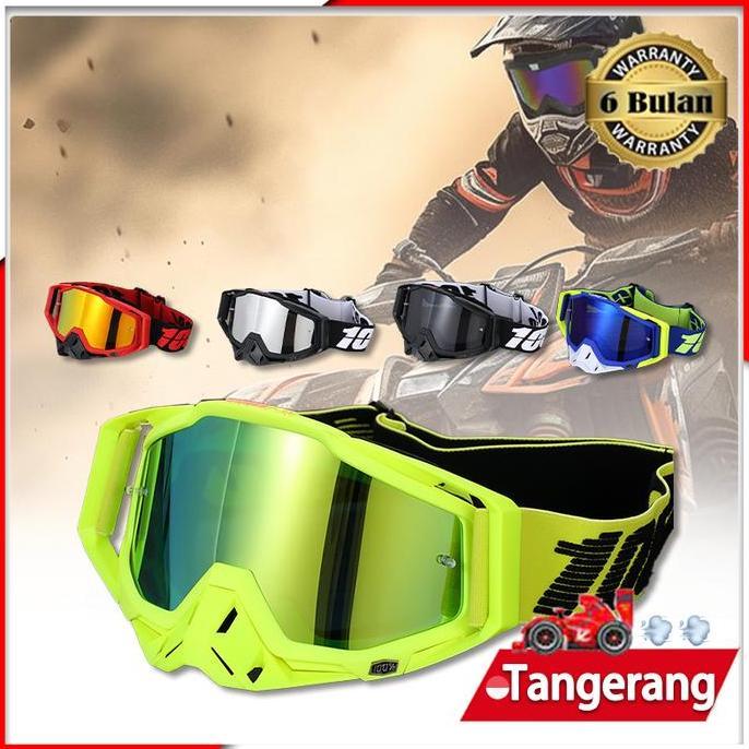 MENDA Kacamata Goggle Helm Trail JPX KLX CRF Motocross Supermoto Trabas Keren