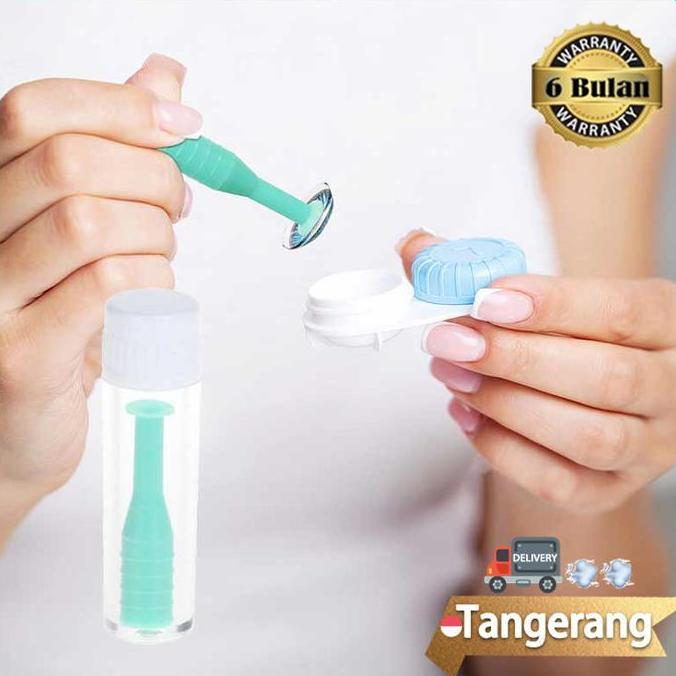 MENDA Contact Lens Remover Alat Pasang Pencabut Lensa Kontak RGP Lens(Rigid Gas Permeable)