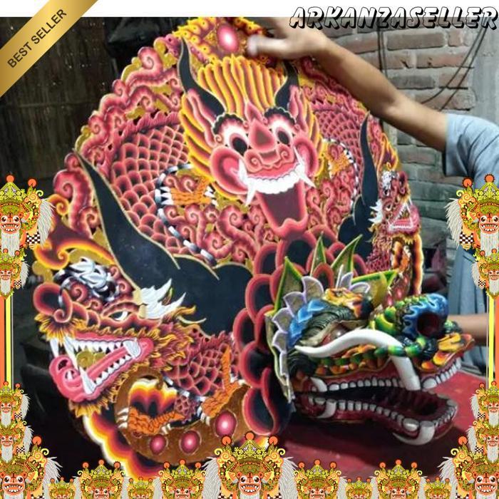 Barongan Devil Spon Dihiasi Gondel Celana Barongan / Barongan Anak Caplokan Kain Panjang Anak Anak D