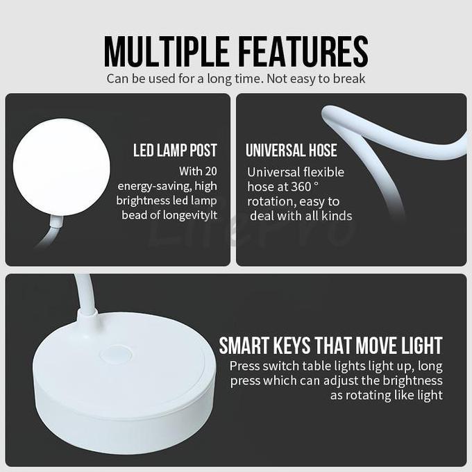 Lichtx- [Diskon Ramadan] Lampu Belajar Lampu Tidur Lampu Hemat Energi Lampu Kamar Aesthetic Tidur La