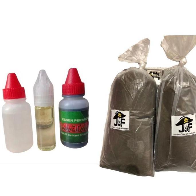 Sale Paket Essen Umpan Cacing Lumpur (Matador Ijo 30Ml Kweni 30Ml Melati 15Ml Lumpur Jsf 1)