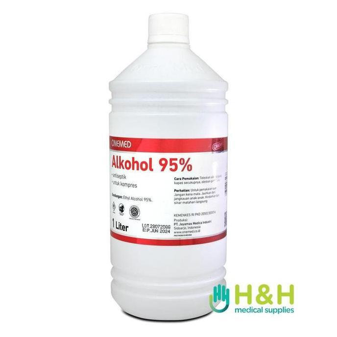 Medizin- Alkohol 95% 1 Liter / Alkohol 95% / Alkohol Onemed 1 Liter / Alkohol 1 Liter