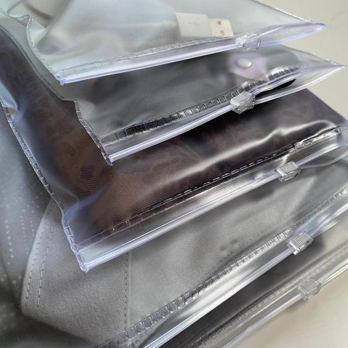 Speichern- Harga (Per 100) Zipper Bag Pouch Hijab Custom Plastik Ziplock Packaging Jilbab Mika Pvc D