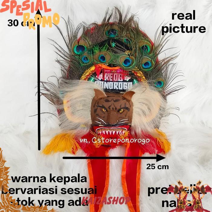 Reog Asli 30 Cm / Reog Anak / Reog Asli / Reog Ponorogo / Reog / Ponorogo / Barongan / Devil / Ganon