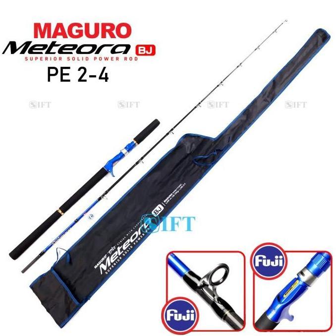 Murah Joran Laut Oh Maguro Meteora Bj | Solid | Full Fuji Guides + Seat