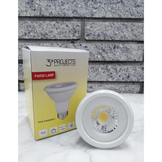 Bohlam LED PAR 20, 6 Watt 4000K 3+HLPR20063840
