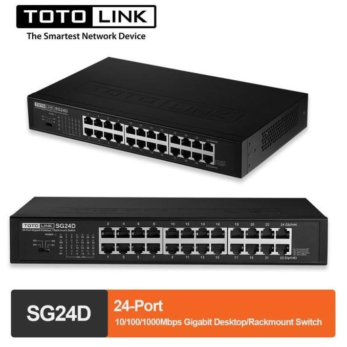 Grosir Totolink Sg24D - Switch 24 Port Gigabit Desktop Racmount