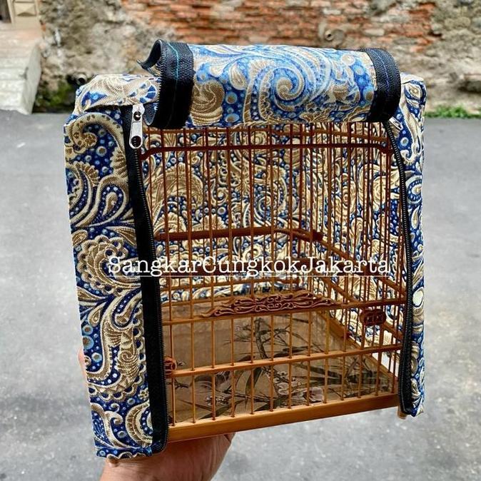 Kerodong Import Sangkar Cungkok Single Layer Nanjing Style