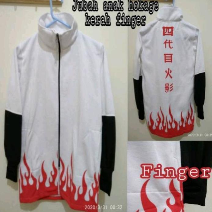 jubah cosplay anime anak naruto hokage Fashion Kids