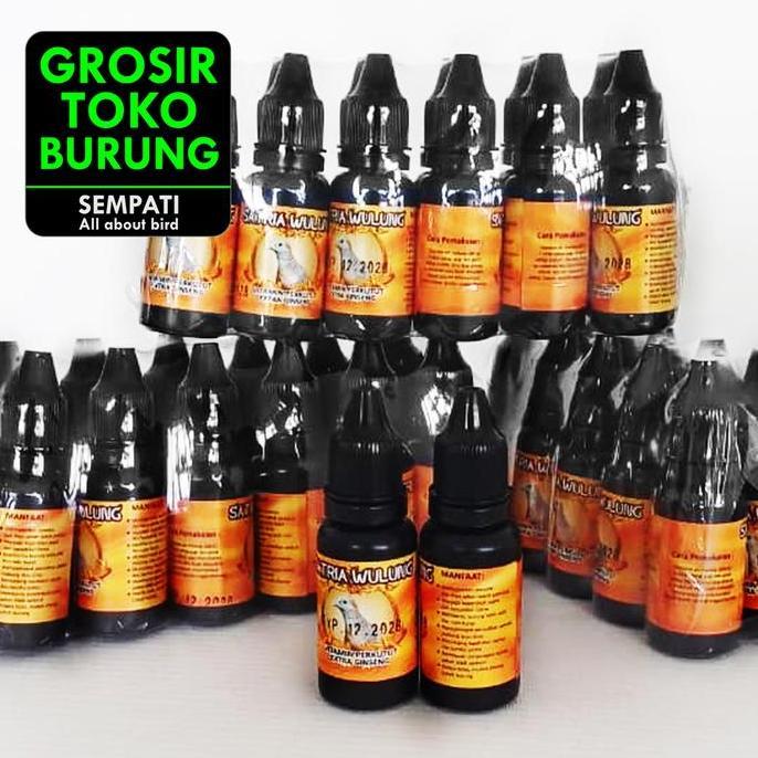 SEMPATI GROSIR Isi 12 pcs Vitamin Burung Perkutut Satria Wulung Ginseng Pro 3 Tetes Gacor Manggung J