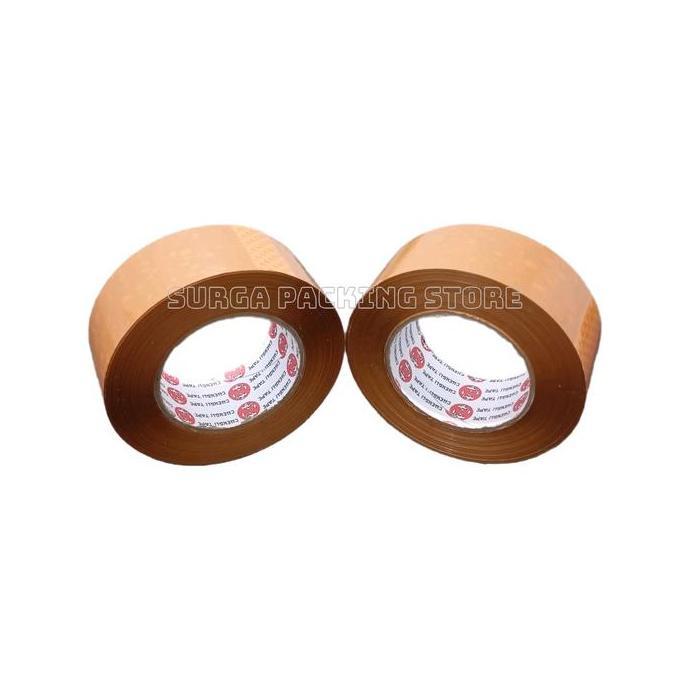 Lakban Jumbo 300 Yard / Lakban Bening 300 Yard / Lakban Coklat 300 Yard Isi 6 Pcs