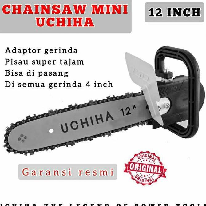 UCHIHA Gergaji mini gerinda tangan / Adaptor chainsaw konverter adapter gerinda / Chainsaw adapter m