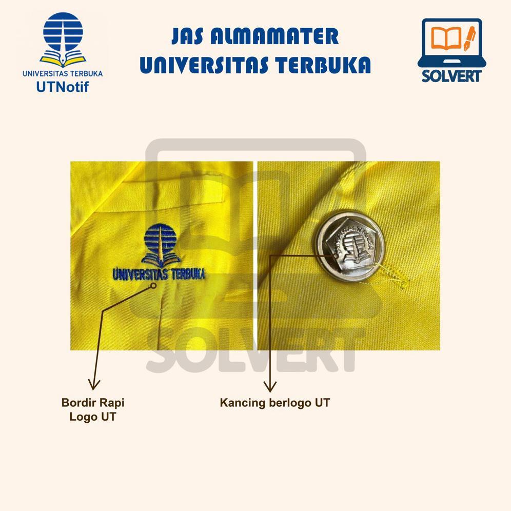 HEMAT Ready Stock Jas Almamater Universitas Terbuka UT - Jaket Jas Almet Kampus Mahasiswa Kancing Le
