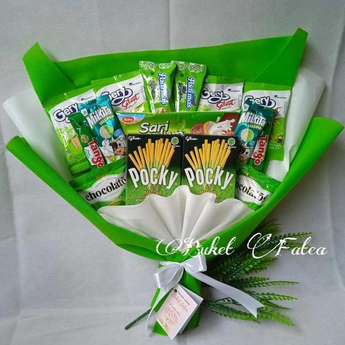 Buket A2 buket jajan ungu buket wisuda bucket snack NS
