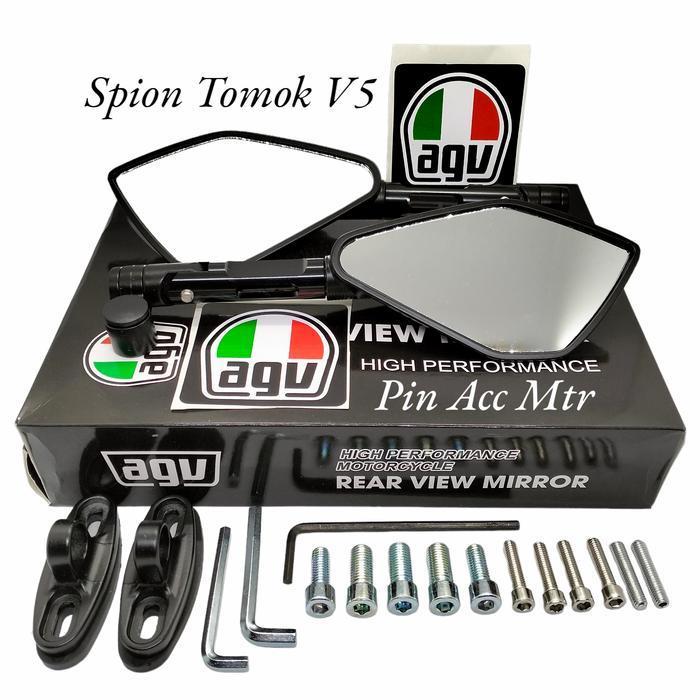 Spion Tomok Cnc Agv Model Rizoma Kaca V5 Nmax Aerox Pcx Adv Vario 160 Original Dan Terpercaya