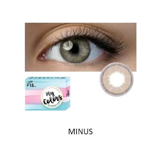 Occhio- Softlens Minus Omega My Colors Honey 15Mm Gratis Tempat Soflen