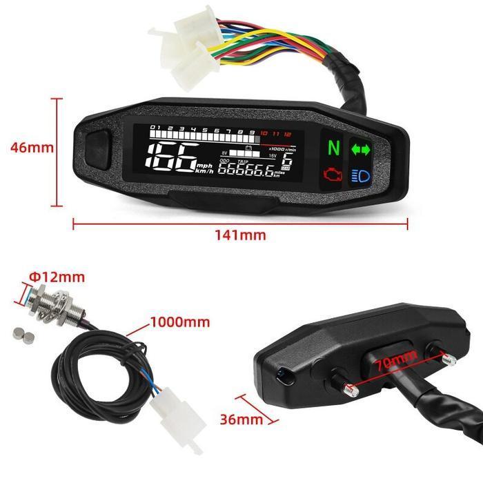 Speedometer Digital Koso Mini Speedometer Ktm Sx Ktm Xc Ktm Universal Ths Speedometer Digital Model 