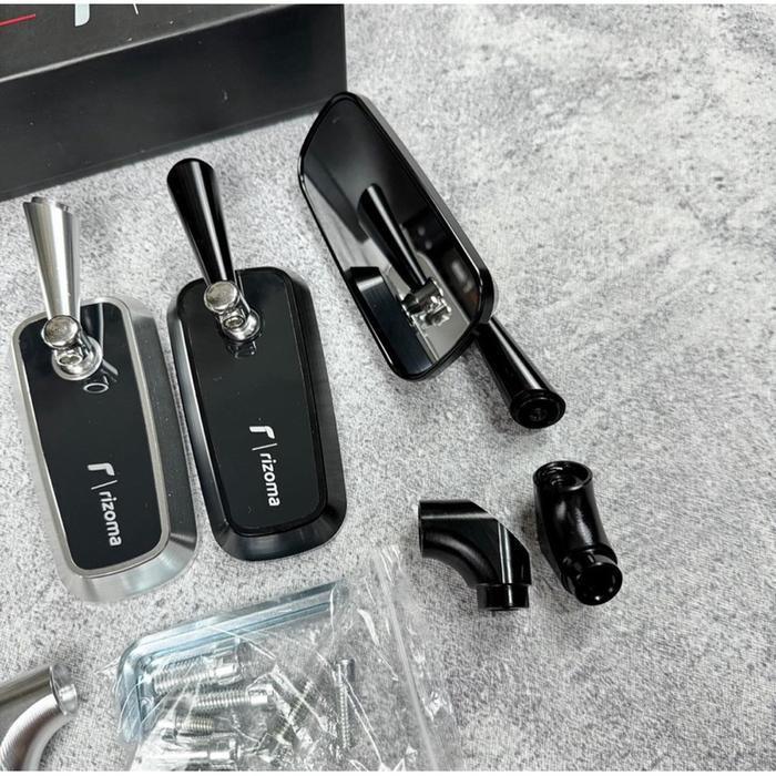 Rizoma Kaca Spion Model H2C Universal - Vespa Sprint Primavera Gts Lx S Original Dan Terpercaya