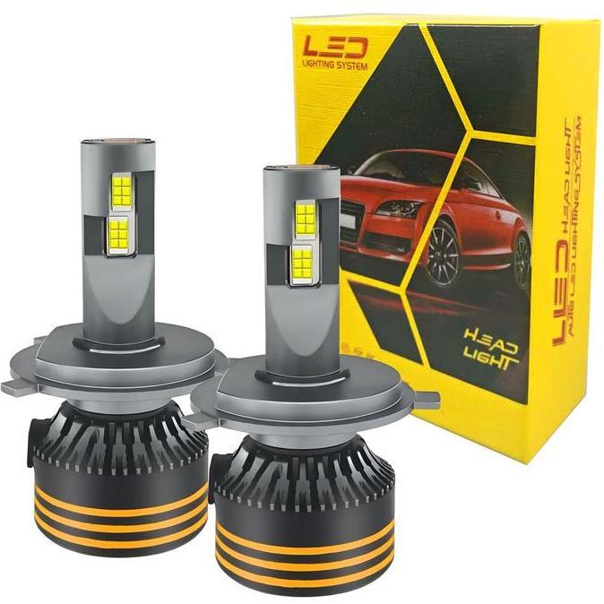 Promo Bohlam Lampu LED Mobil H4 Mini Universal 70W EXTREME BRIGHT super terang bagus Diskon