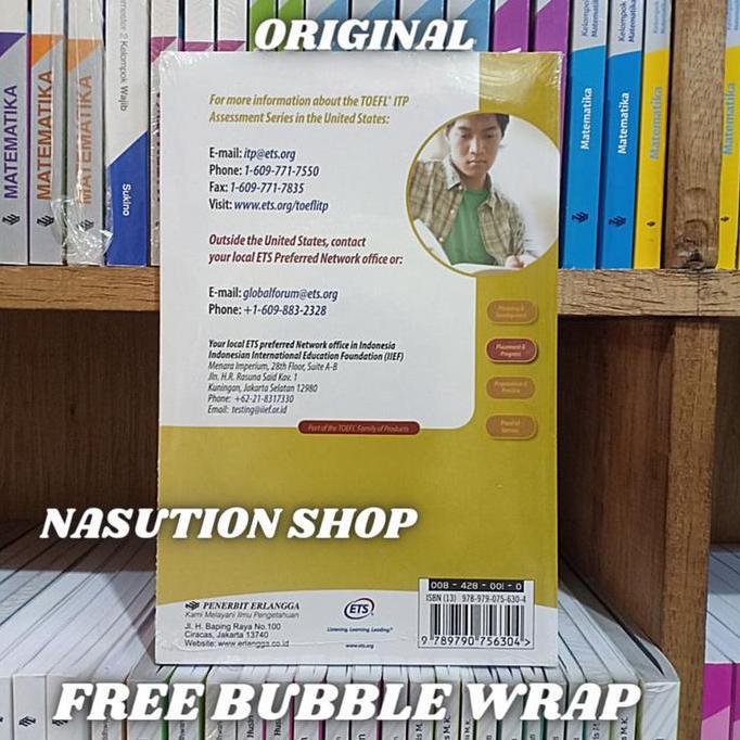 ORIGINAL ERLANGGA BUKU TOEFL ITP ASSESSMENT SERIES PRACTICE TESTS PAS