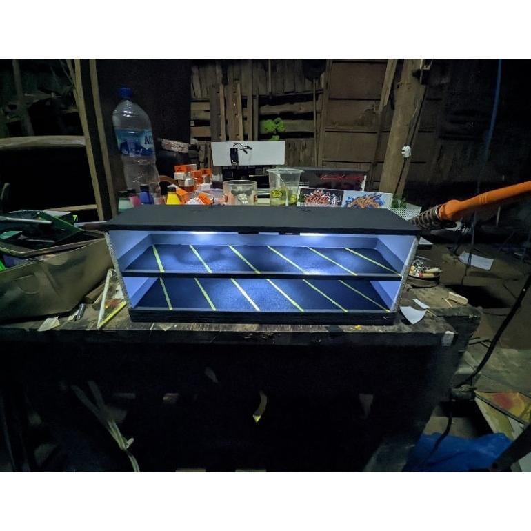 Diorama Parkir Basement Diecast Hotweels Berlampu