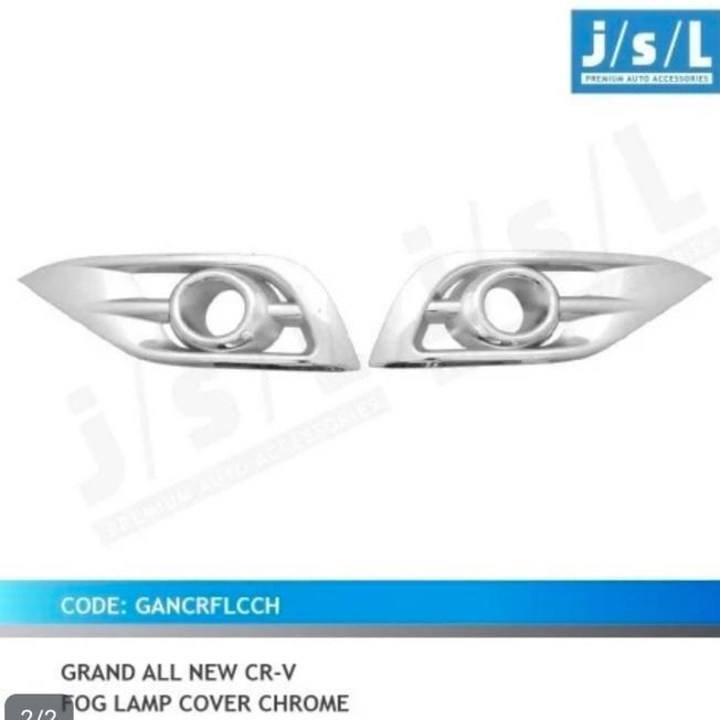 Grand All Crv Crv 2015 Cover Lampu Kabut Fog Lamp Chrome