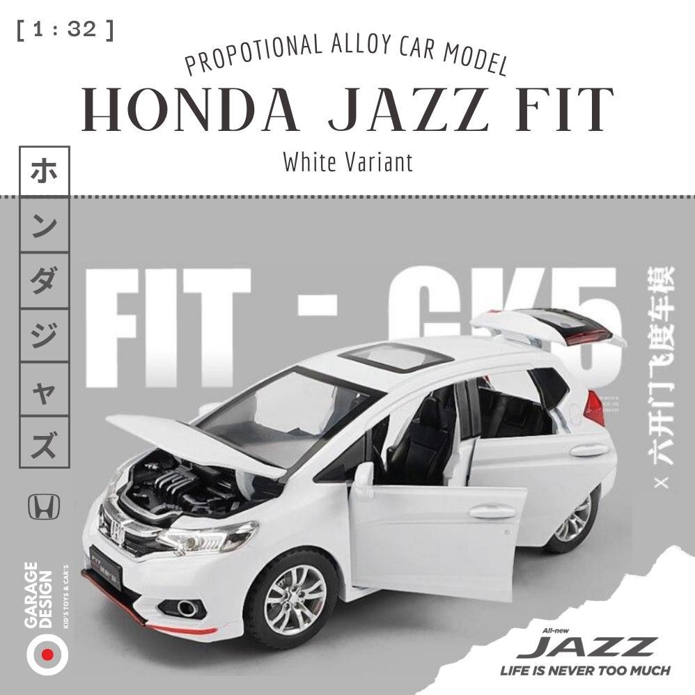 Diecast Miniatur Mobil Honda Jazz Fit GK5 SUV Skala 1:32 - Pajangan Koleksi Mobil Miniatur Mainan An