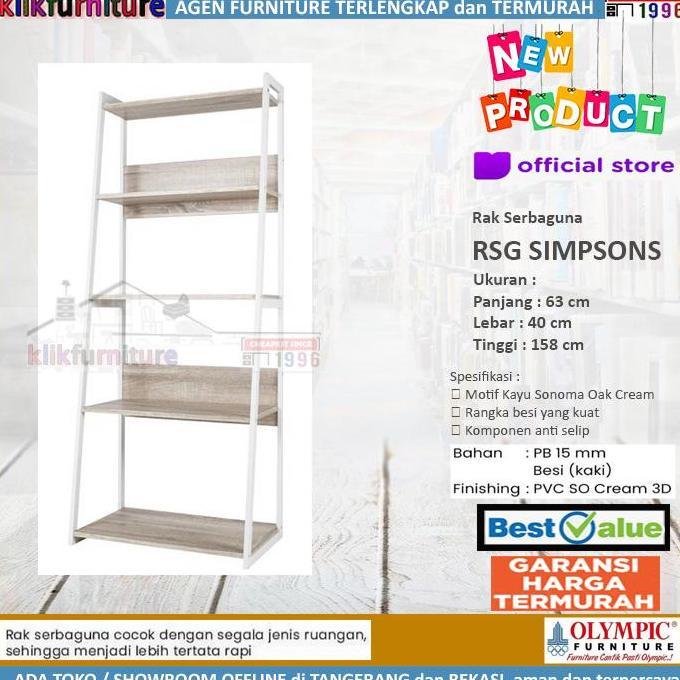 Rak Buku Rak Serbaguna Rak Multifungsi RSG SIMPSONS Olympic