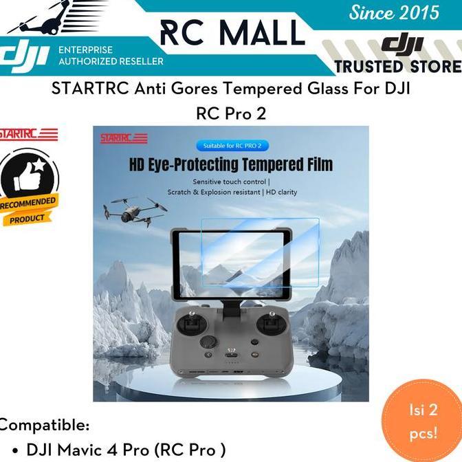TERLARIS ANTI GORES TEMPERED GLASS REMOTE DRONE DJI MAVIC 4 PRO DRONE REMOTE CONTROLLER DJI RC PRO 2