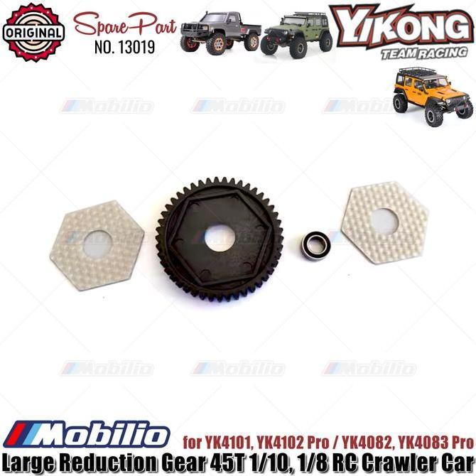 Yikong Part #13019 Large Reduction Gear 45T for YK4101 YK4102 Pro YK4082 YK4083 1/10 1/8 RC Crawler 
