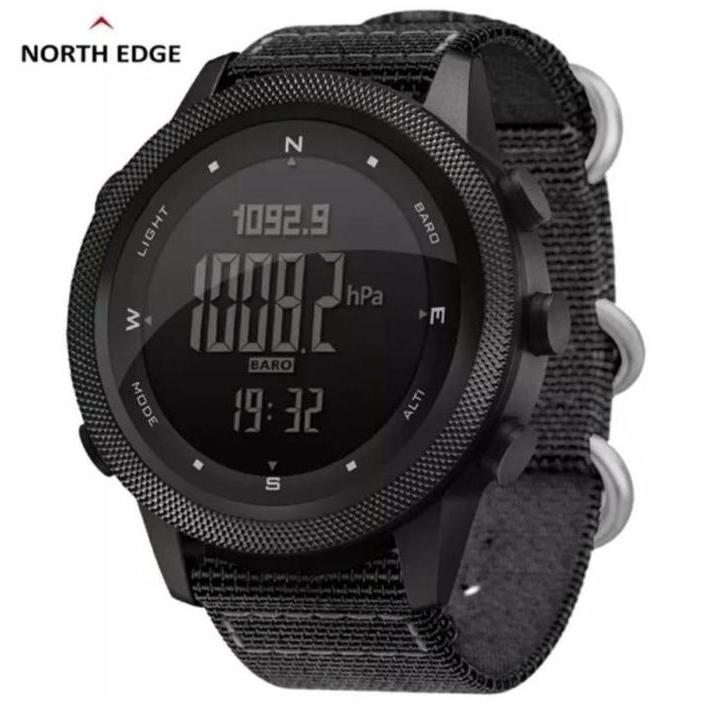 NORTH EDGE APACHE-46 Jam Tangan Pria Ukur ALTIMETER BAROMETER KOMPAS