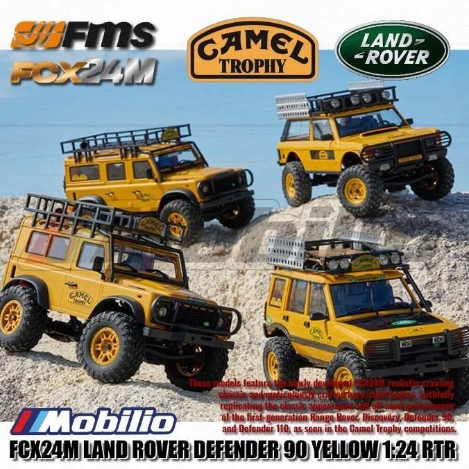 FCX24M Land Rover Camel Trophy Edition Defender 90 Discovery Range Rover Defender 110 Rc RTR
