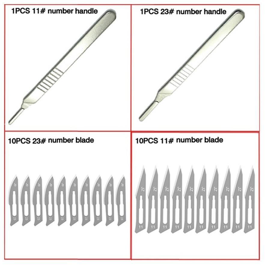 LANGSUNG KIRIM Pisau Bedah no 11 23 SP / Mata Gagang Surgical Blade Operasi **