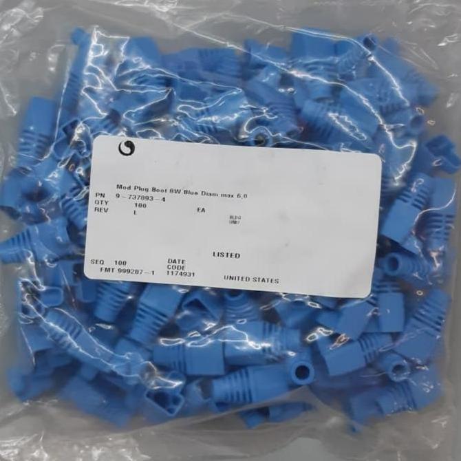 Ready AMP / Commscope plug boot cat 6 original @ 100 pcs