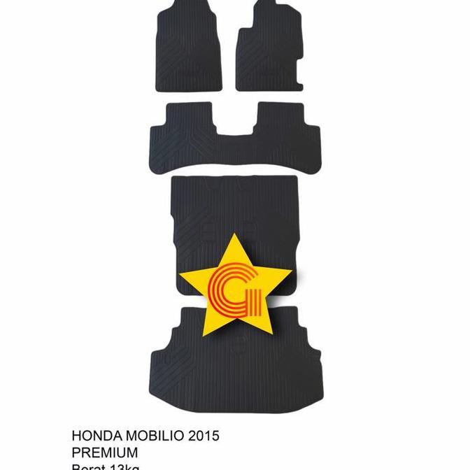 Karpet Mobil Honda Mobilio 2015-2021 Premium Fullset