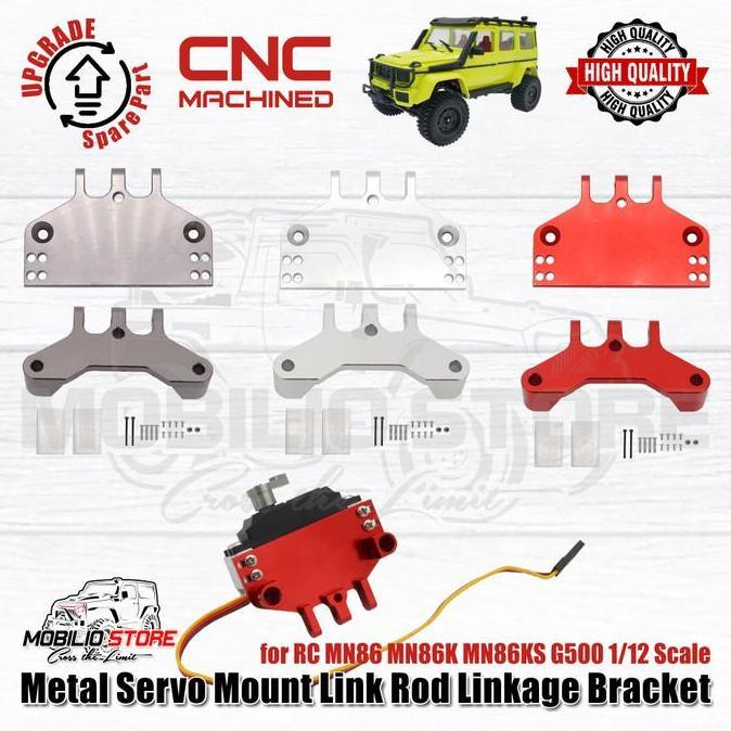 Metal Servo Mount Link Rod Linkage Bracket for RC MN86 MN86K MN86KS