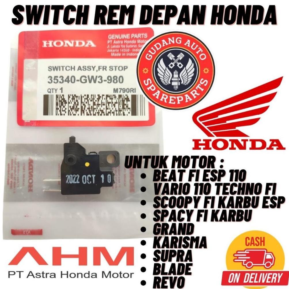 HARGA GROSIR ORIGINAL AHM SWITCH SWIT REM DEPAN KANAN BEAT SUPRA X BEAT FI SCOOPY SPACY SUPRA X 125 